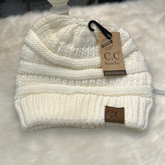 C.C Accessories - NWT C.C Beanie Tail or Pom